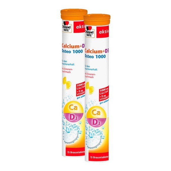 Doppelherz Calcium + D3 Osteo 1000 2 x 15 Tabletten