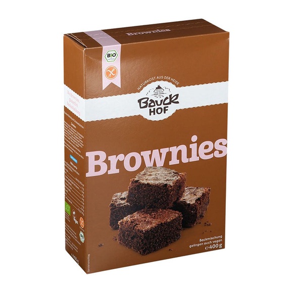 Bauckhof Bio Brownies, Glutenfreie Backmischung 400 g