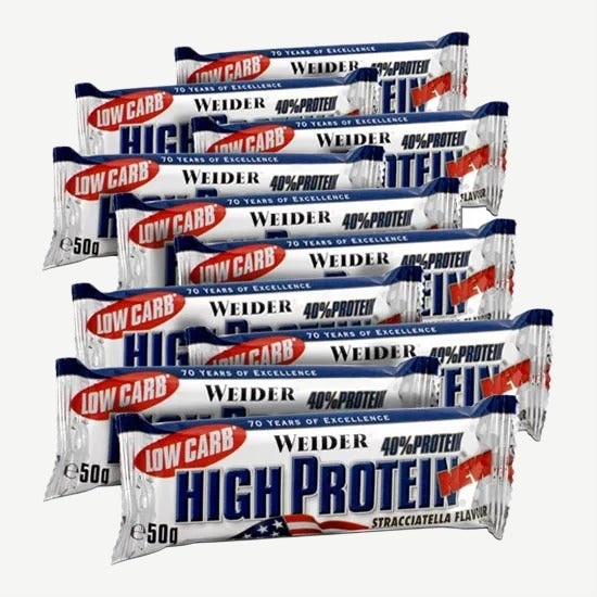 Weider 40 % High Protein Low Carb Stracciatella / 10 x 50 g