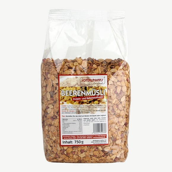 Konzelmann's Original Beerenmüesli 750 g