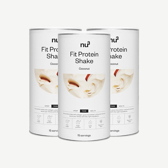 nu3 Fit Shake Kokos / 3 x 450 g