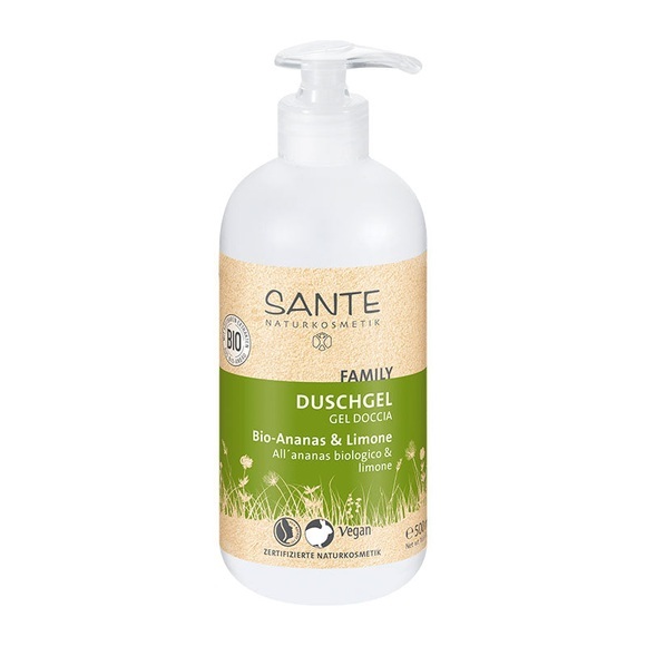 SANTE Family Duschgel Ananas-Zitrone / 500 ml