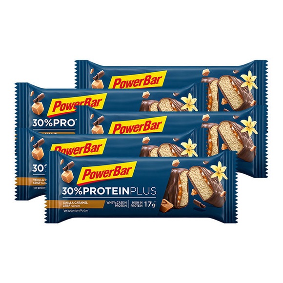 Powerbar 30 % ProteinPlus Vanille-Karamell / 5 x 55 g