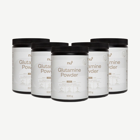 nu3 L-Glutamine 5 x 500 g