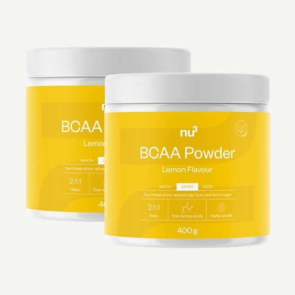 nu3 BCAA Pulver Zitrone / 2 x 400 g