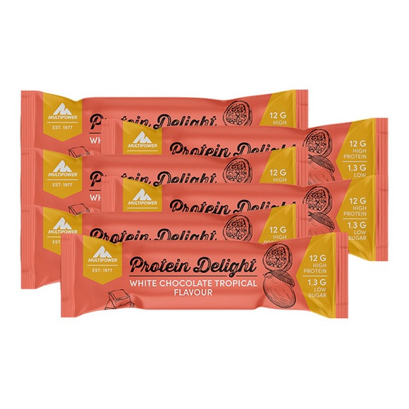 Multipower Protein Delight Bar White Chocolate-Tropical / 6 x 35 g