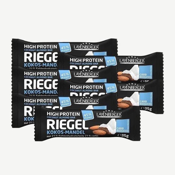 Layenberger High Protein Riegel Kokos-Mandel / 6 x 35 g