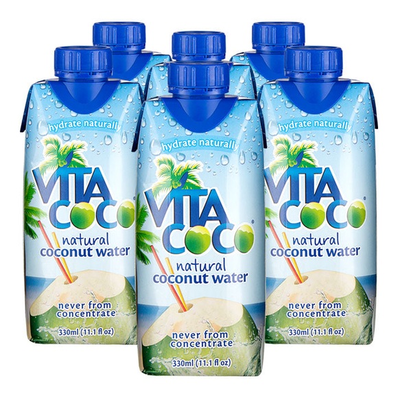 Vita Coco Natural Coconut Water 6 x 330 ml
