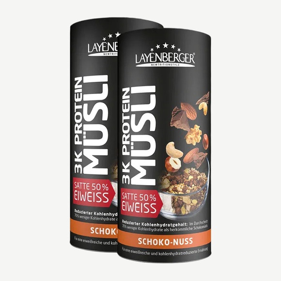 Layenberger 3K Protein-Müesli Schoko-Nuss / 2 x 390 g