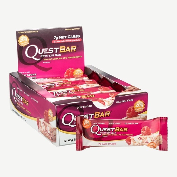 Quest Nutrition Quest Bar White Chocolate-Raspberry