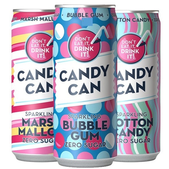 Candy Can Zero Sugar Drink, 330ml
