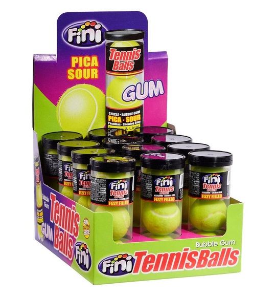 Fini Giant Sour Tennisballs, 45g