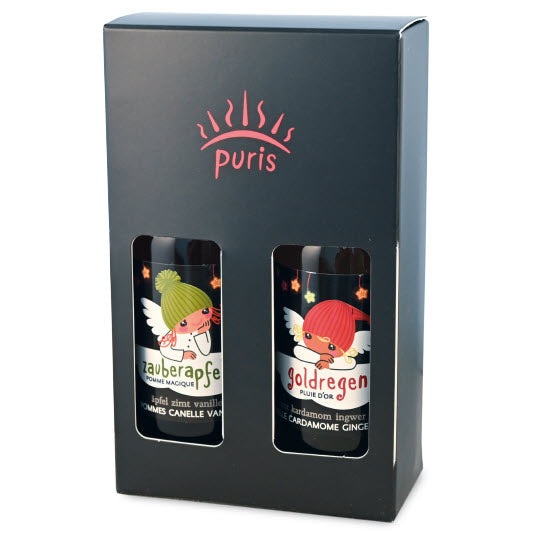 Geschenkkarton Zauberapfel Goldregen - 2x 25cl