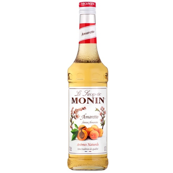 MONIN Premium Amaretto Sirup 70 cl Frankreich