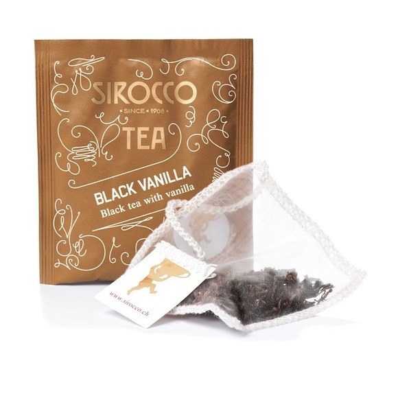 Sirocco Teebeutel Black Vanilla (20 Stück)