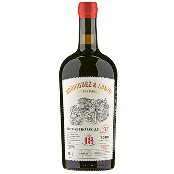 Rodríguez Sanzo Tempranillo aged 18 months in Whisky barrels Toro DO (Holzkiste bei 6er-Einheit) - 75cl - Duero-Tal (Castilla y Leon), Spanien