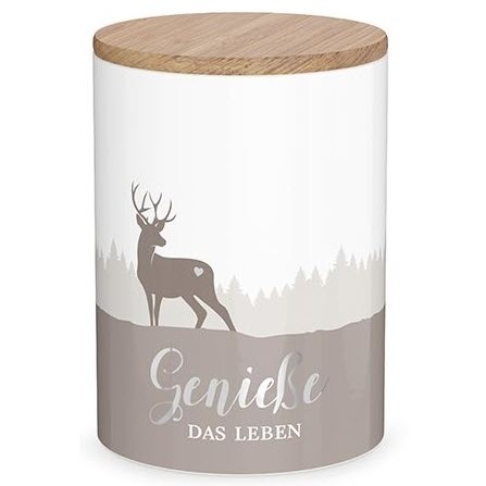 Vorratsdose Geniesse das Leben