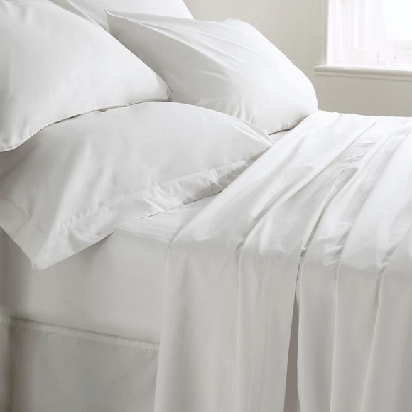 400 Thread Count Fitted Sheet SUPER KING - White