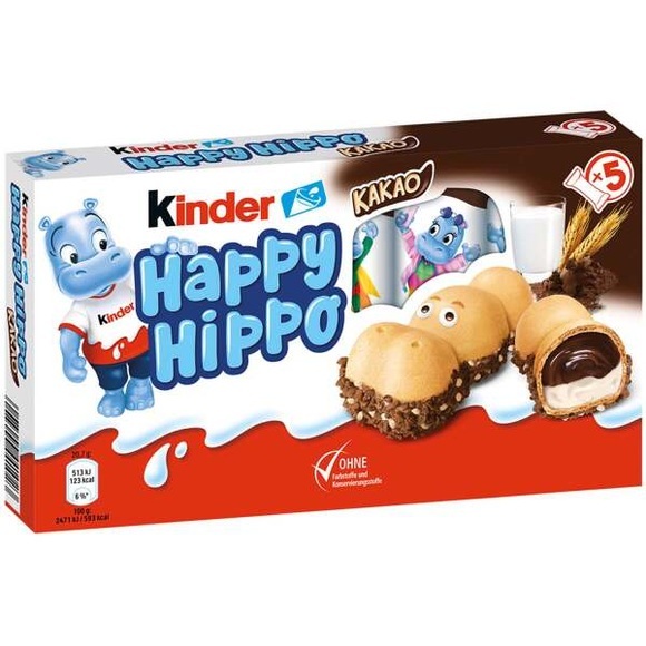 kinder Happy Hippo Kakao 5er