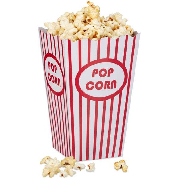 Popcorntüten rot 48er Set