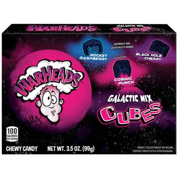 Warheads Galactic Cubes 99g