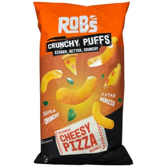 ROB's Crunchy Puffs Cheesy Pizza 130g