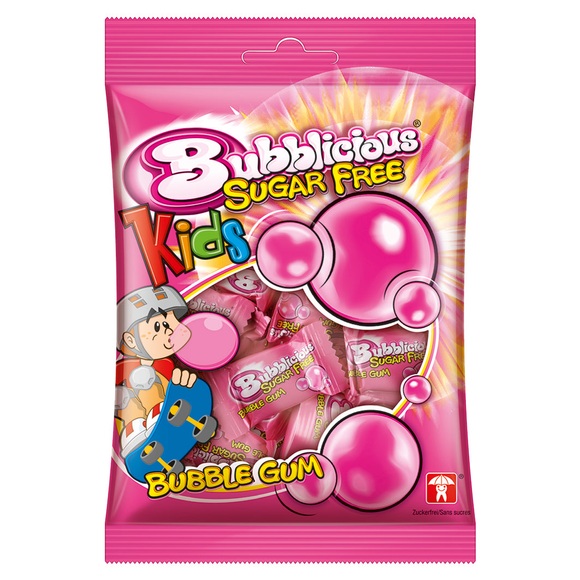 Kids Bubble Gum Sugar Free 30Stk