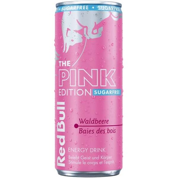 Red Bull Pink Energy Drink Spring Edition Waldbeere 250ml