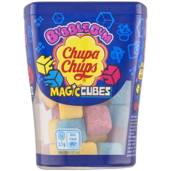 Chupa Chups Magic Cubes Bubble Gum 85g