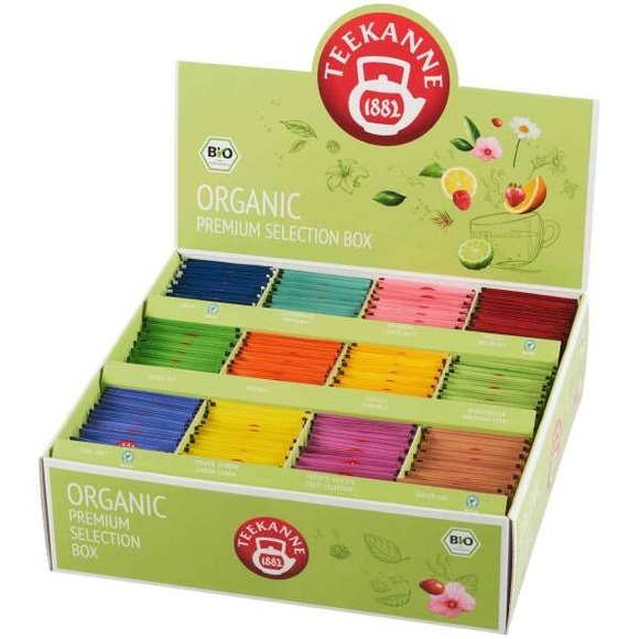 Teekanne Organic Premium Selection Box Bio 180er