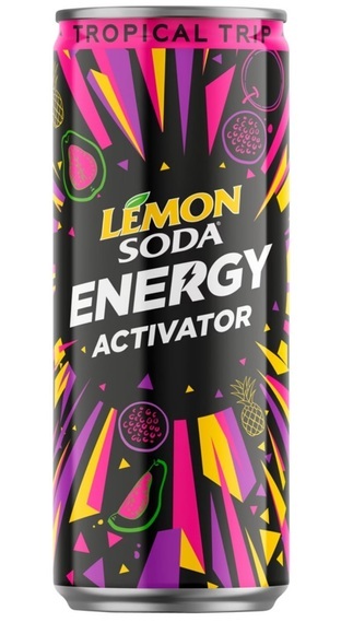 Lemon Soda Energy Activator Tropical Trip 330ml