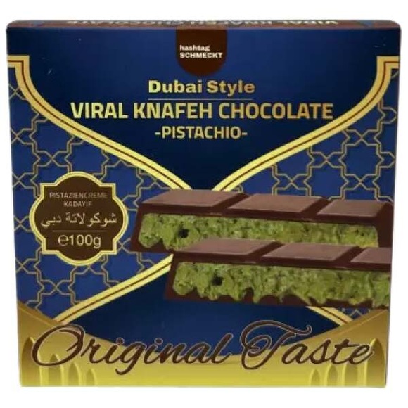 Viral Knafeh Dubai Schokolade Vollmilch 100g