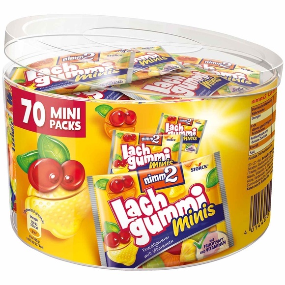 nimm2 Lachgummi Minis (Vorteilspack) - 1 x 735 g