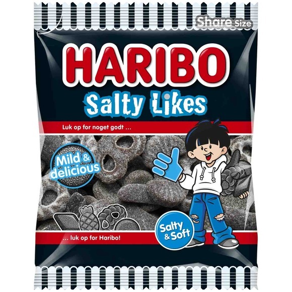 Haribo Salty Likes 350g Lakritz. Mild und salzig.