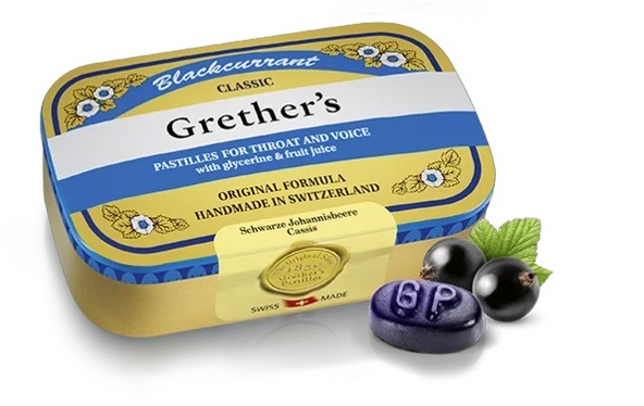 Dr. A. & L. Schmidgall GmbH & Co KG Grether's Blackcurrant Gold zuckerhaltige Pastillen