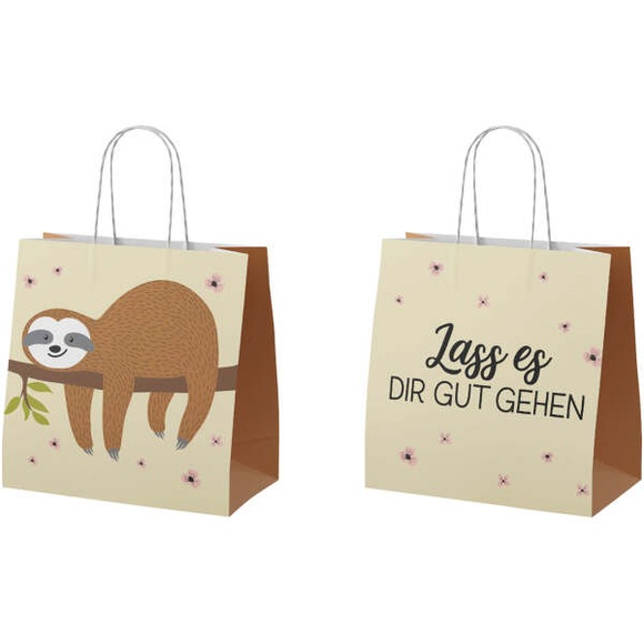 Geschenktüte Lass es dir gut gehen Faultier