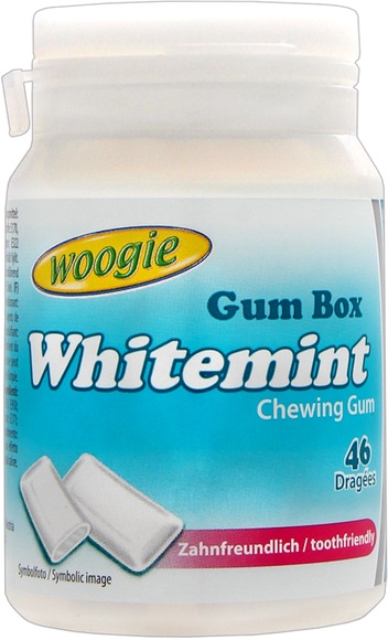 Woogie Kaugummi Whitemint zuckerfrei 64.4g