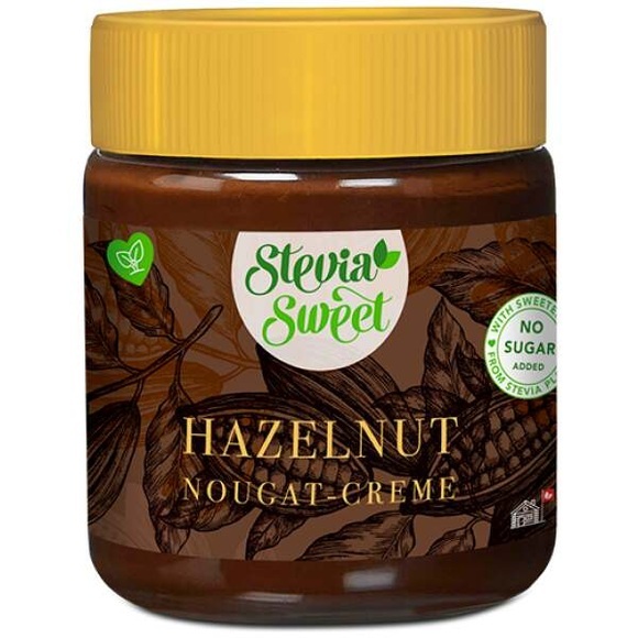 Stevia Sweet Haselnuss-Nougat-Creme 250g