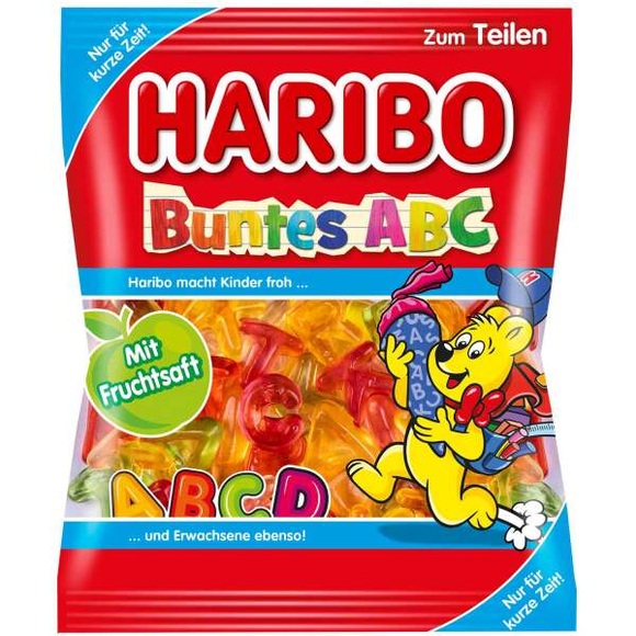Haribo Buntes ABC 175g
