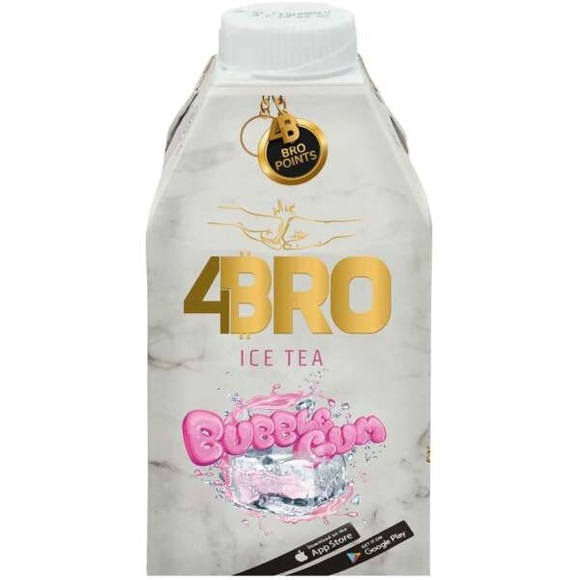 4Bro Ice Tea Bubble Gum 0.5L