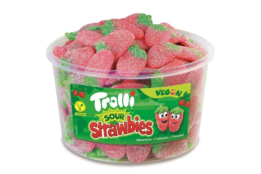 Trolli Saure Erdbeeren, 1.2kg
