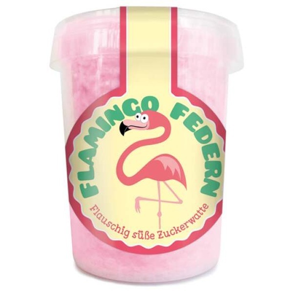 Flamingo Federn - Zuckerwatte