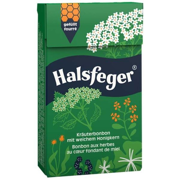 Halsfeger Kräuterbonbons gefüllt 40g