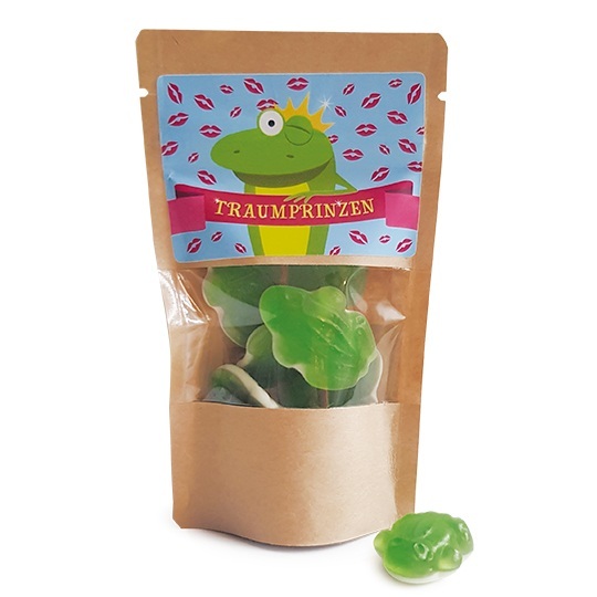 Traumprinz im Glas - Fruchtgummi Frösche