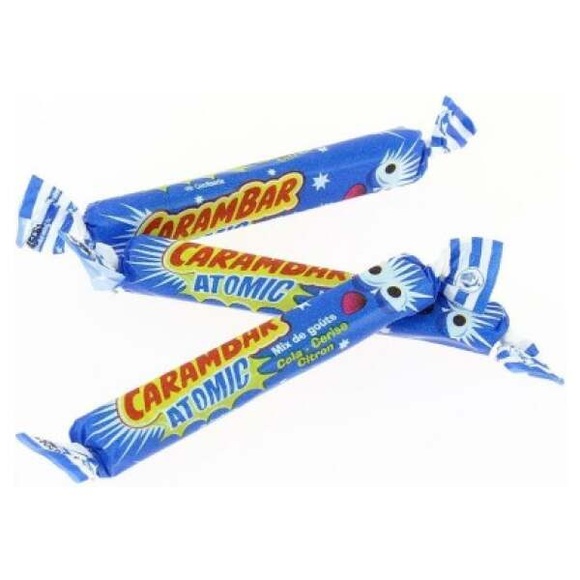 Carambar Fruits 3 Stk. Himbeere, Erbeere und Zitrone 6,8g