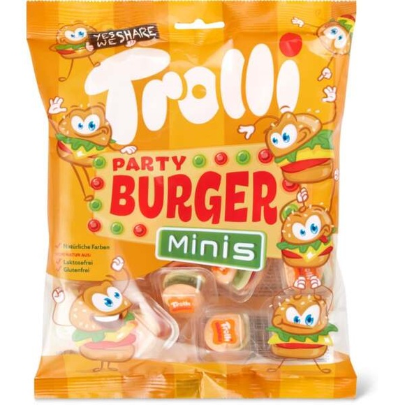Trolli Mini Burger 100g im Beutel