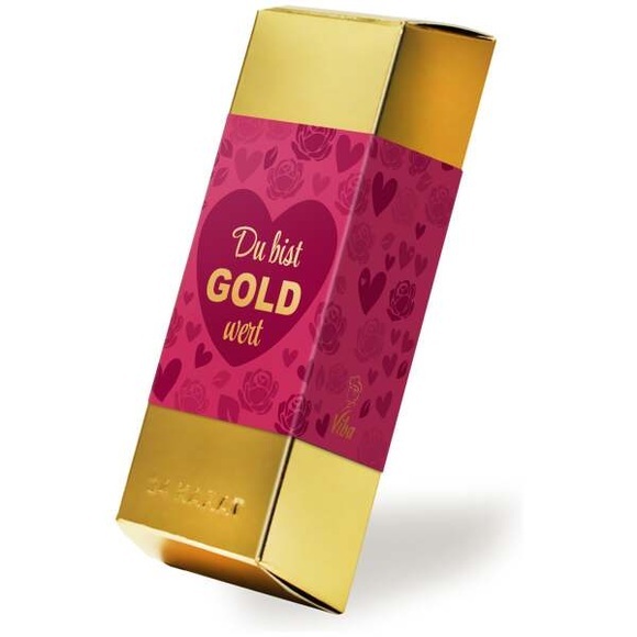 Goldbarren 'Du bist GOLD wert' 180g