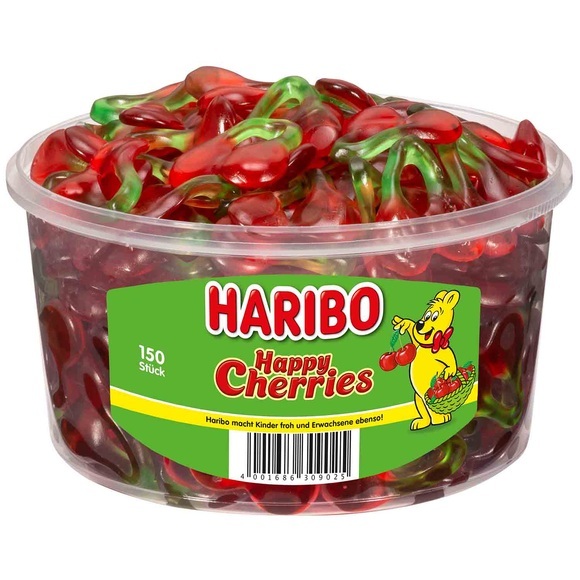 Haribo Happy Cherries, 1,2 kg