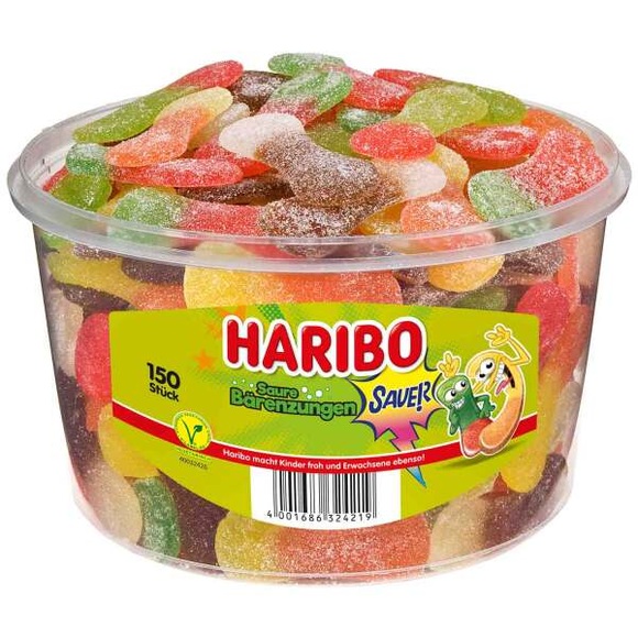 Haribo Saure Bärenzungen 75 Stk.