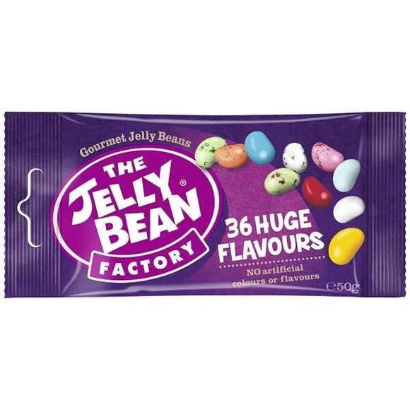 The Jelly Bean Factory 36 Huge Flavours 50g